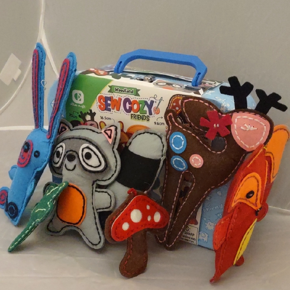 DIY Sewing Craft Kit. Make The Woodland Friends.